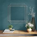 Rickis Rugs Dmitry Modern Wall Mirror, Gray RI2522577